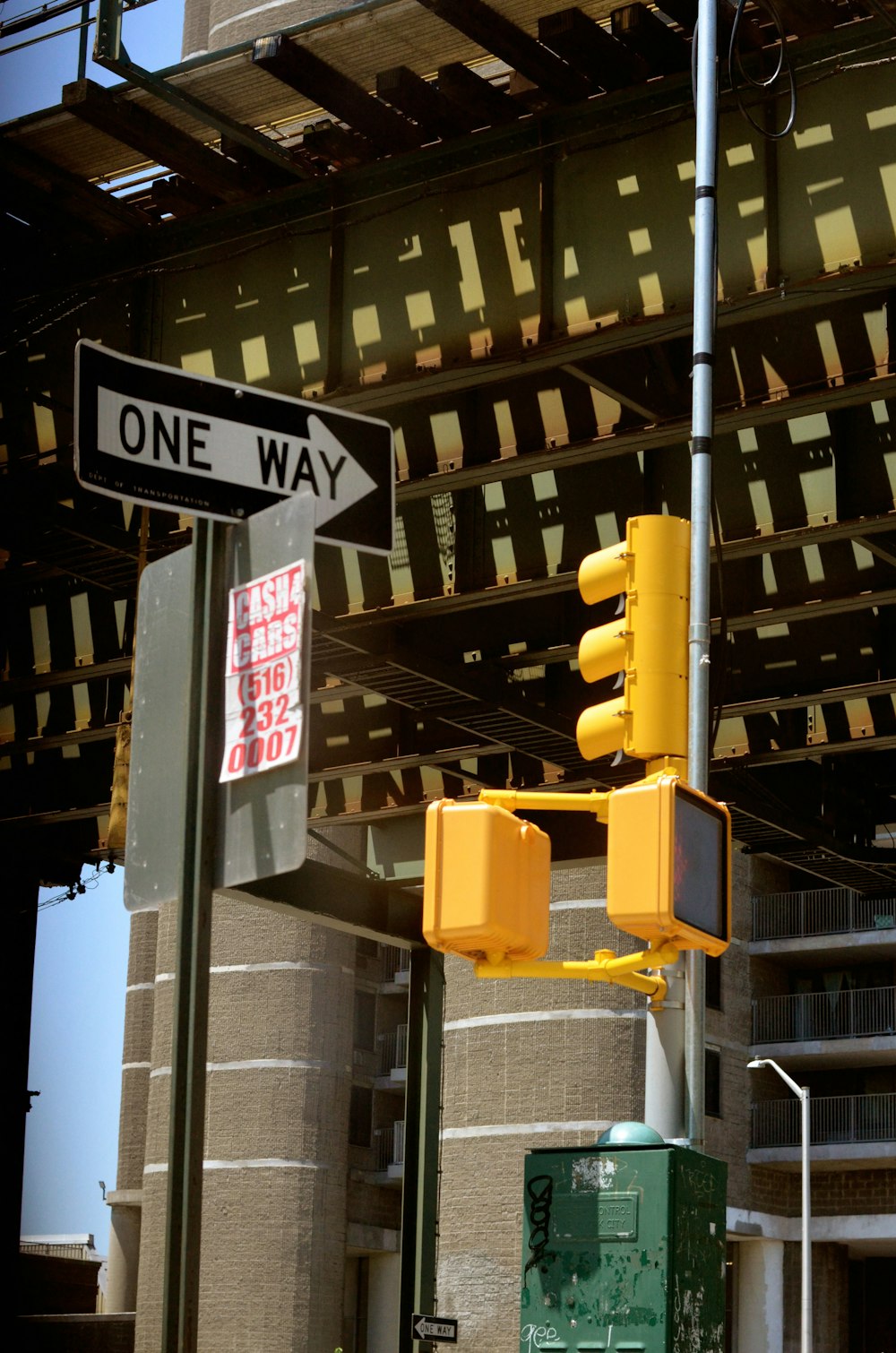 a street sign hangs from a pole