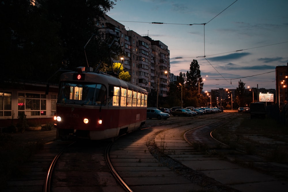 a train on the tracks