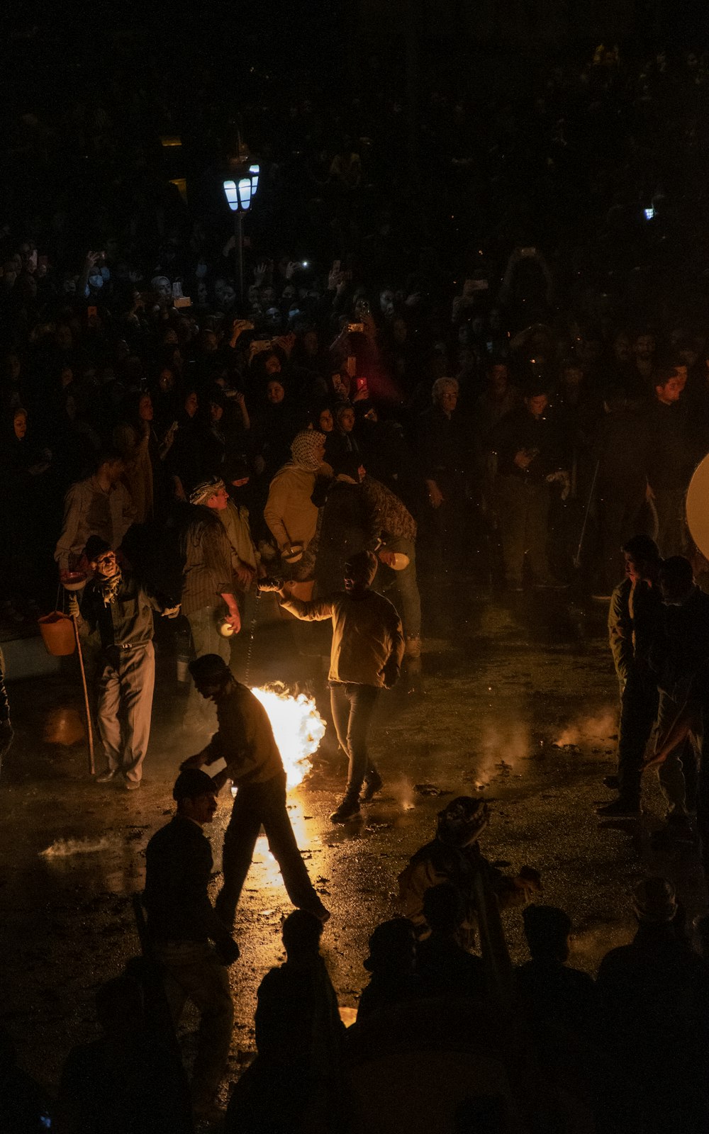 a group of people dancing