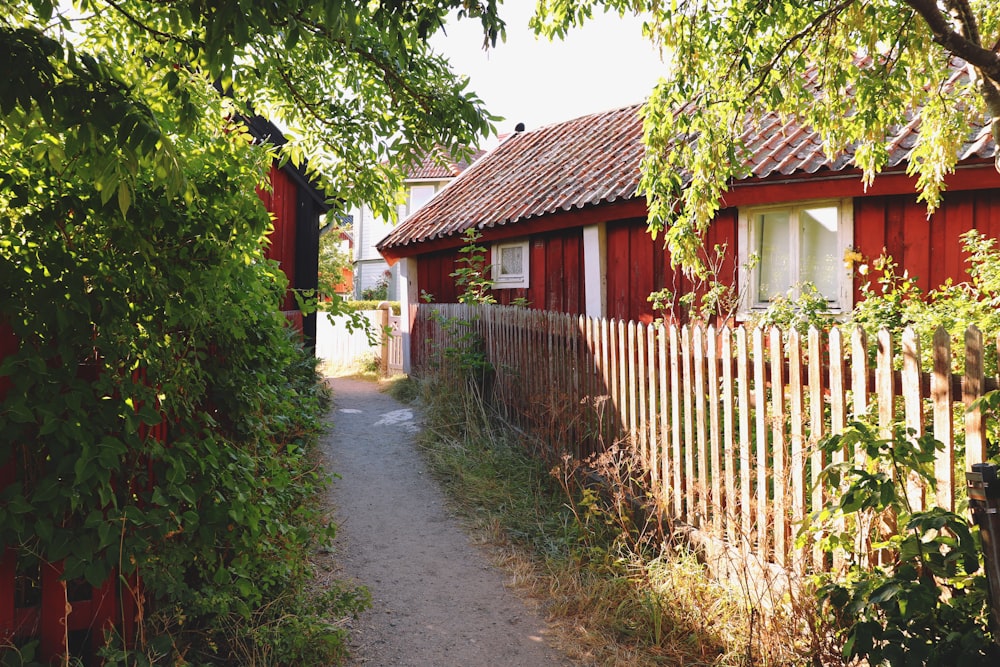 a path leading to a house