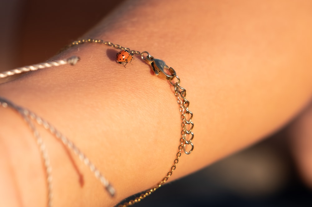 a close-up of a necklace