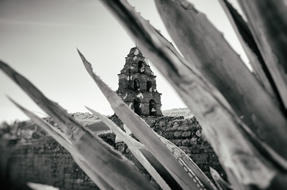 a stone building with a tower