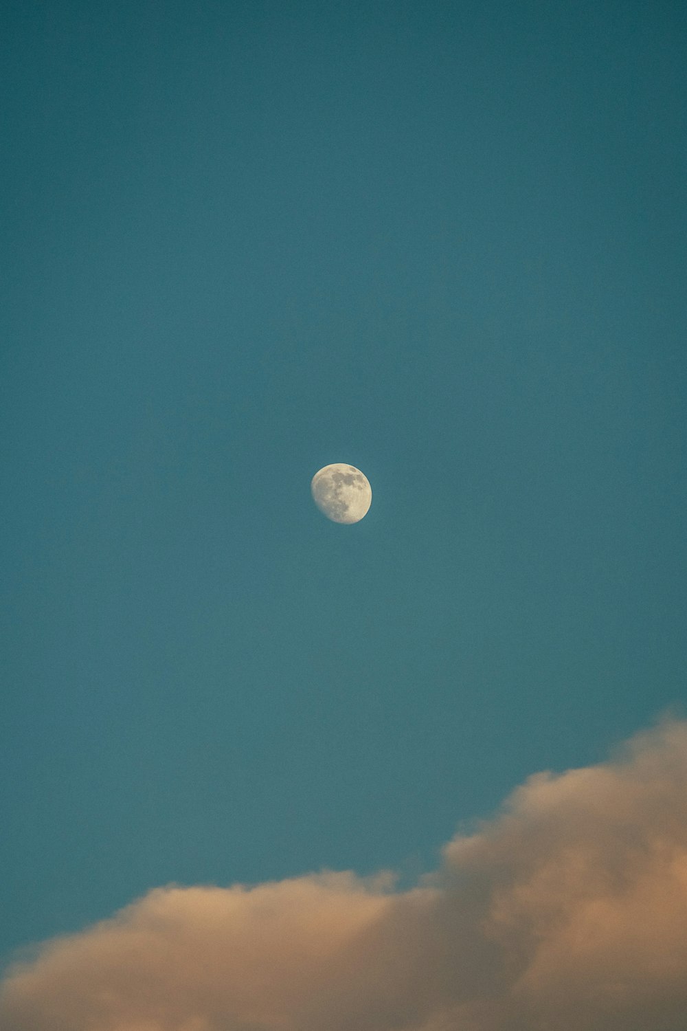 a moon in the sky