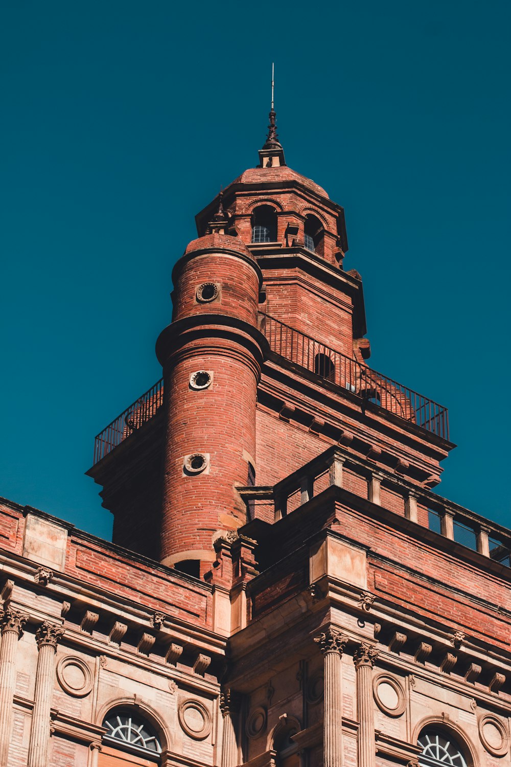 a building with a tower