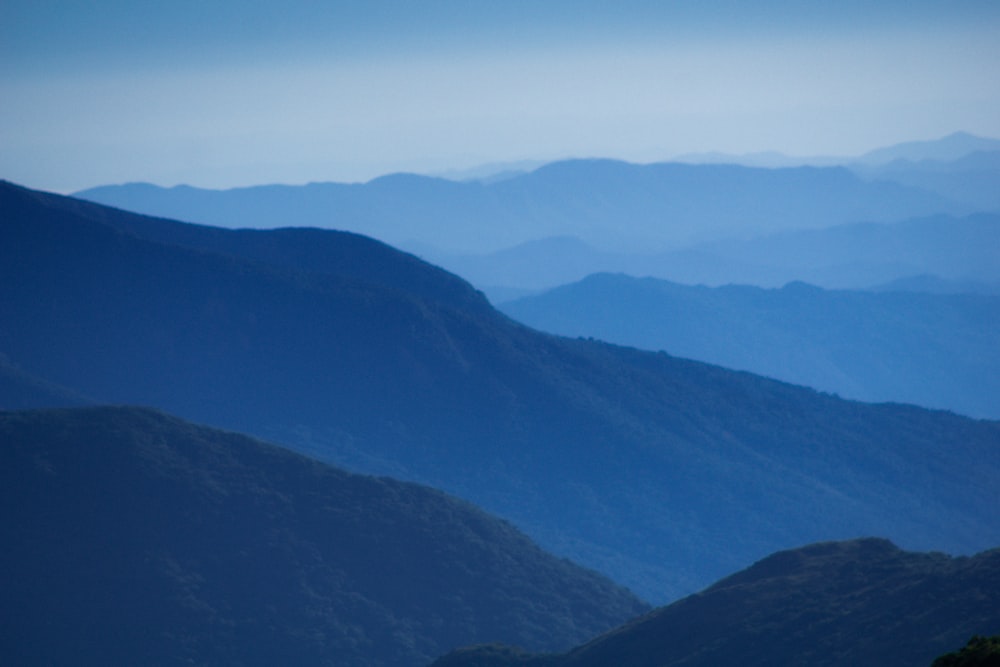 a valley of mountains