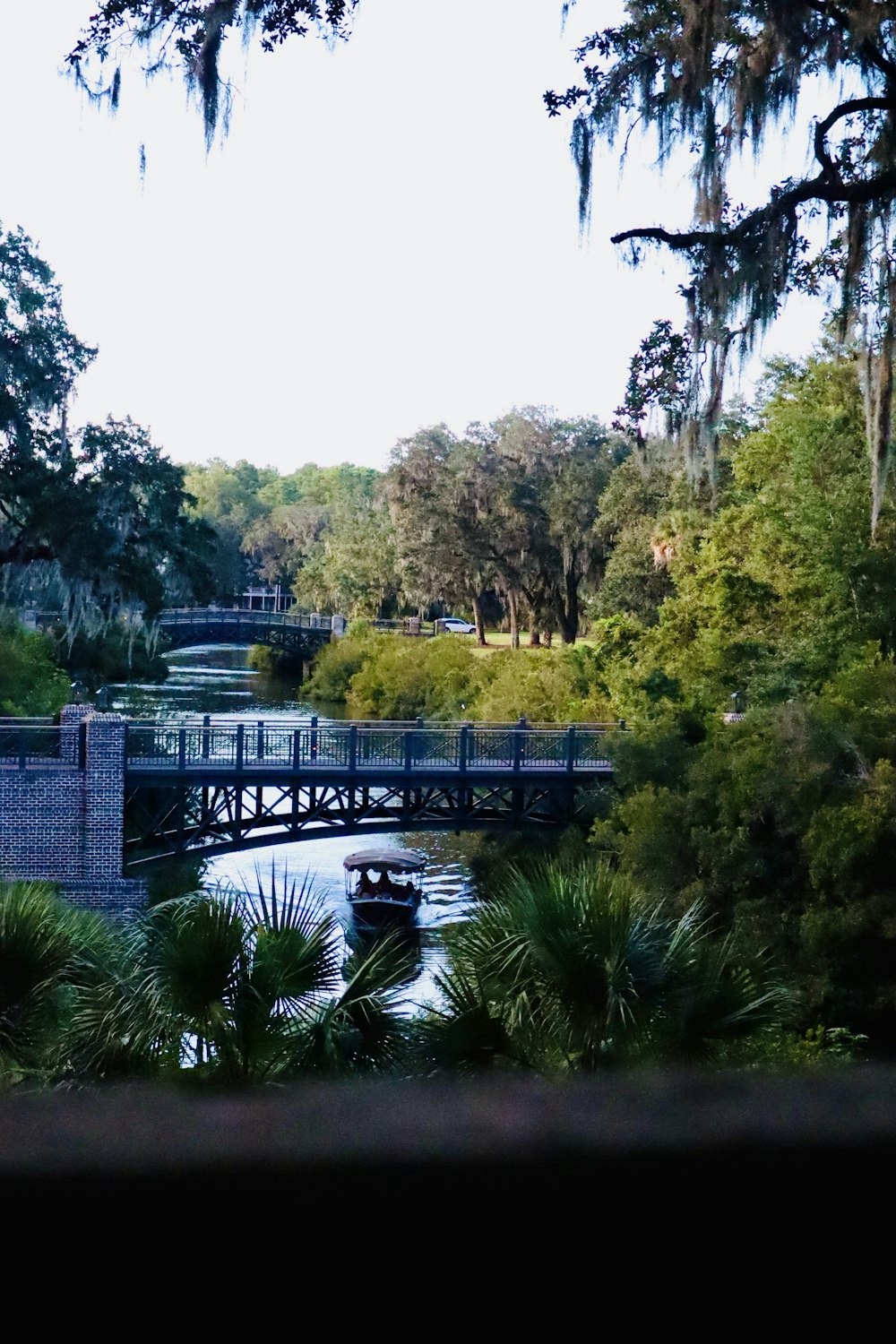 a bridge over a river