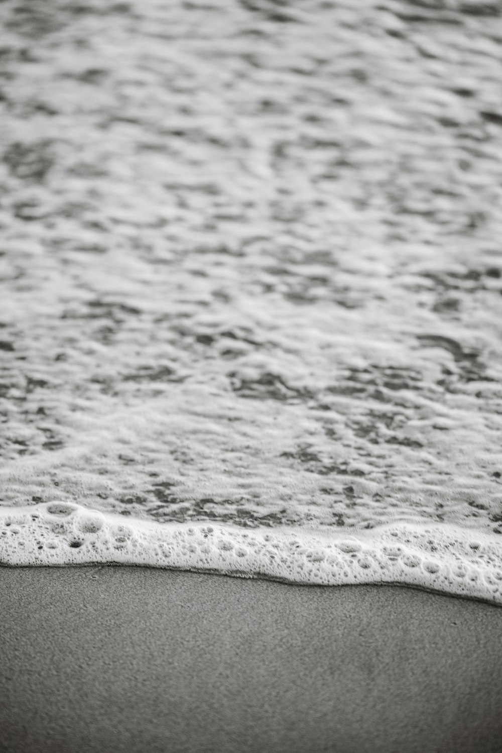 a close-up of a beach