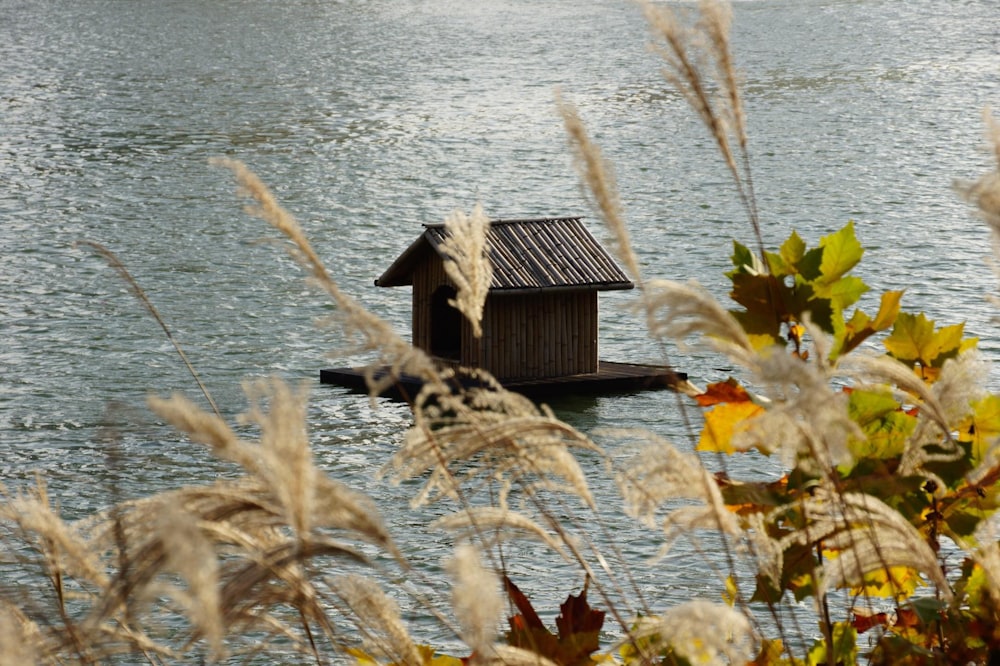 Une maison sur un quai