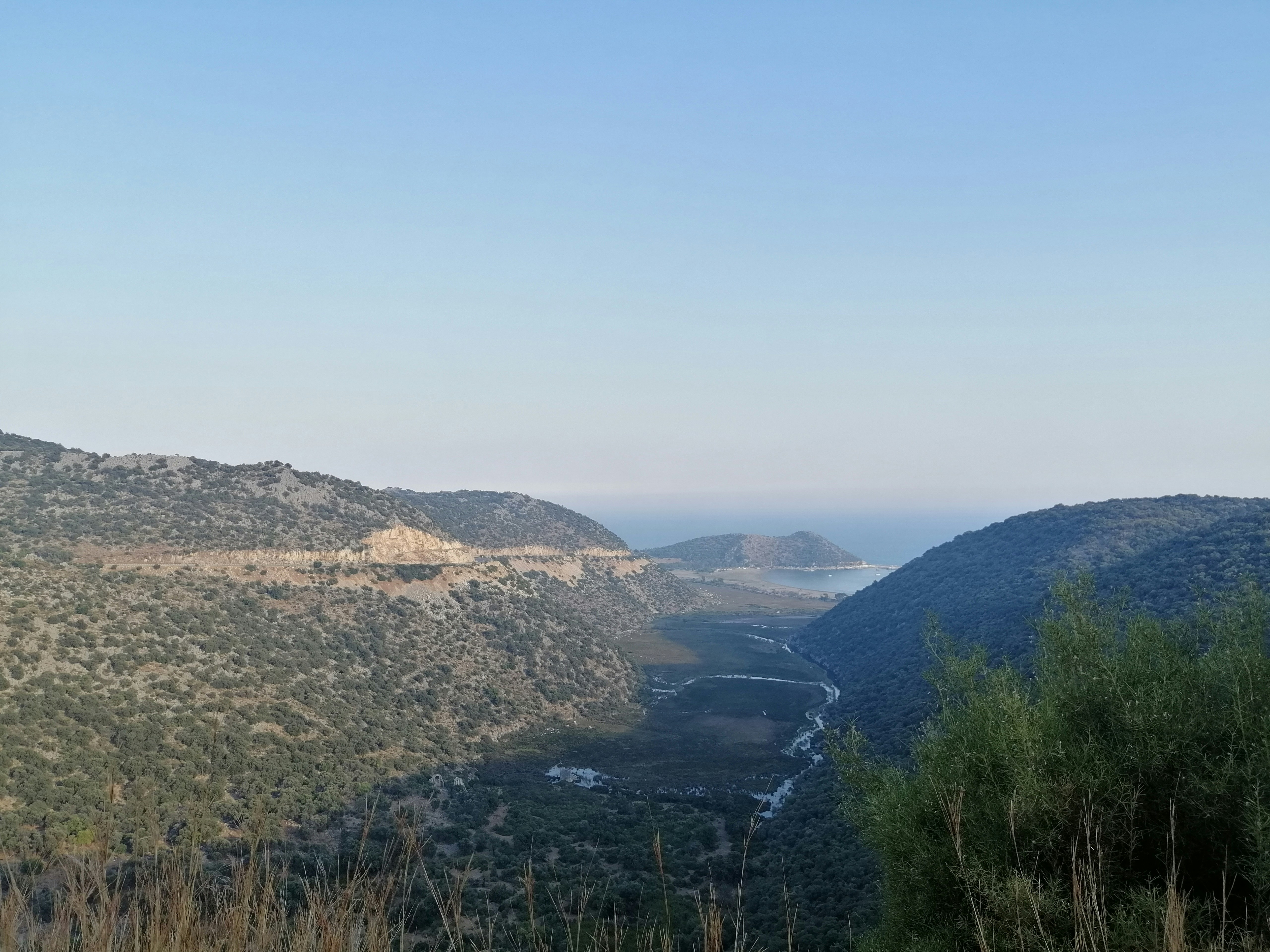 a river running through a valley