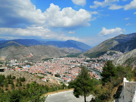 A town in the mountains — Amasya, Turkey