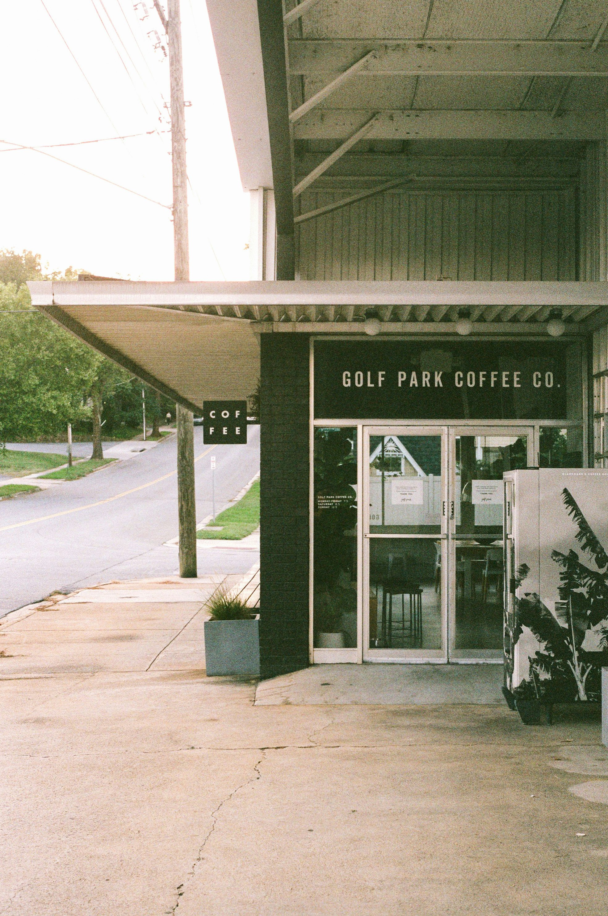 a building with a sign on the front