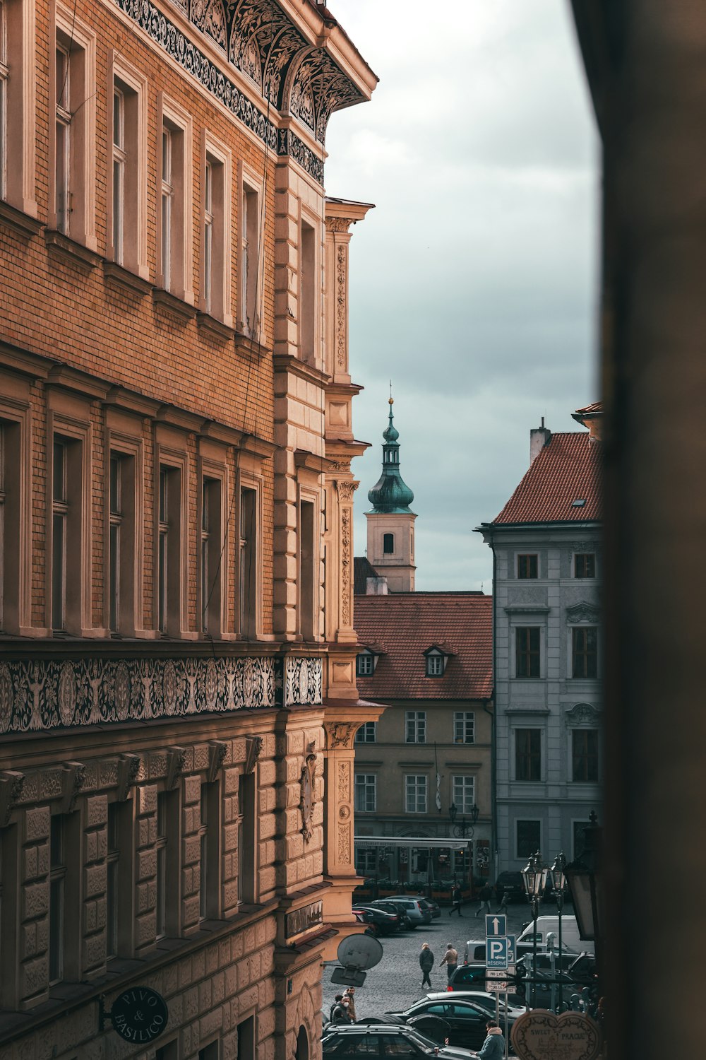 a street with buildings on both sides