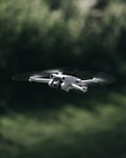 a drone flying in the air