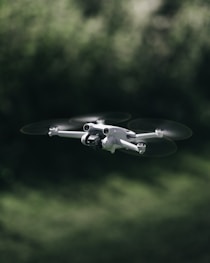 a drone flying in the air
