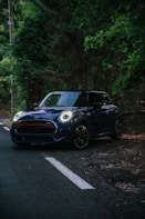 a car parked in a parking lot