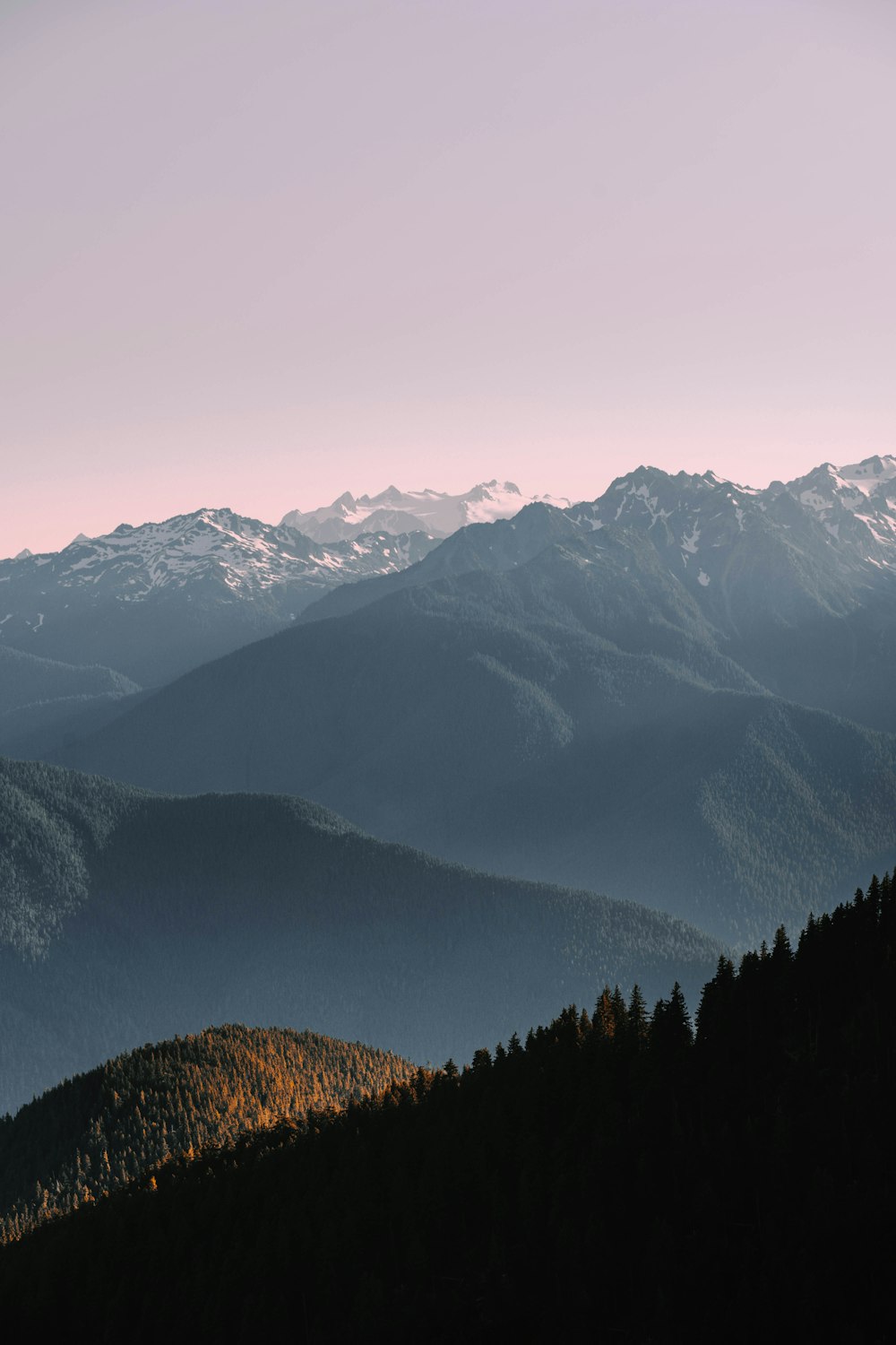 a lake surrounded by mountains