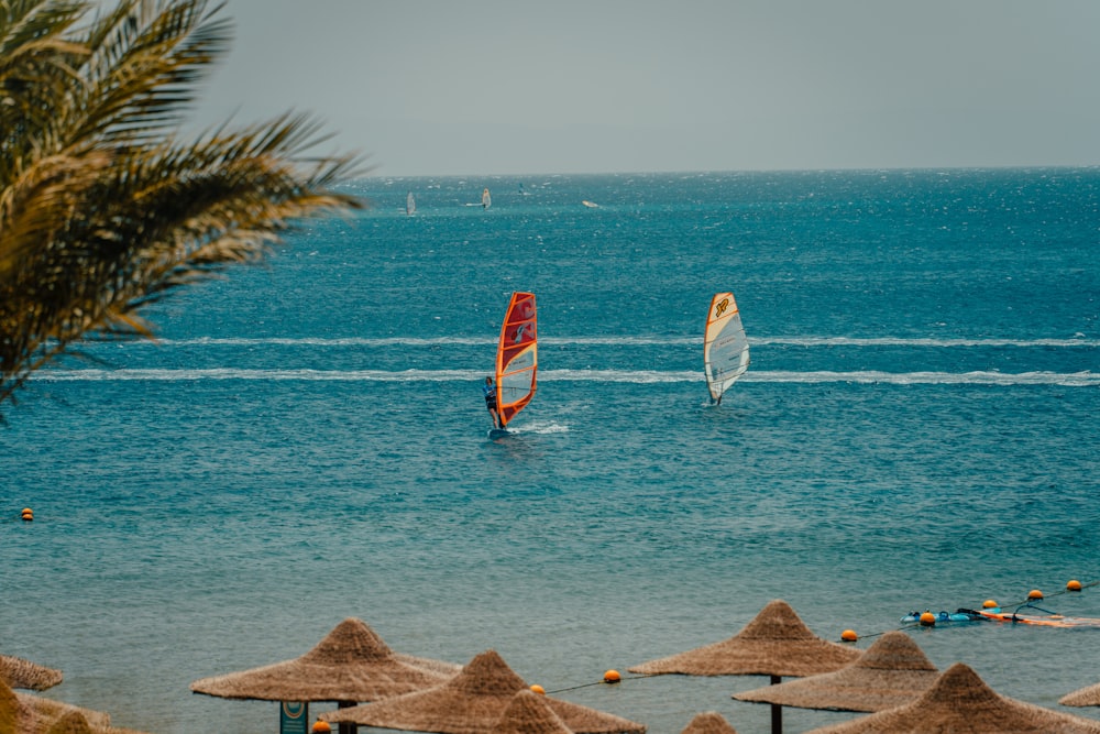 a sailboat in the ocean