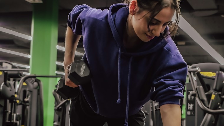 Daniela entrenando