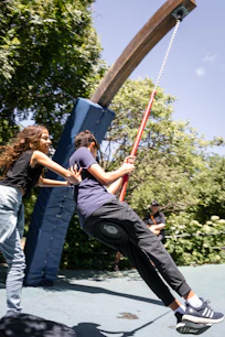 a person holding a bow and arrow