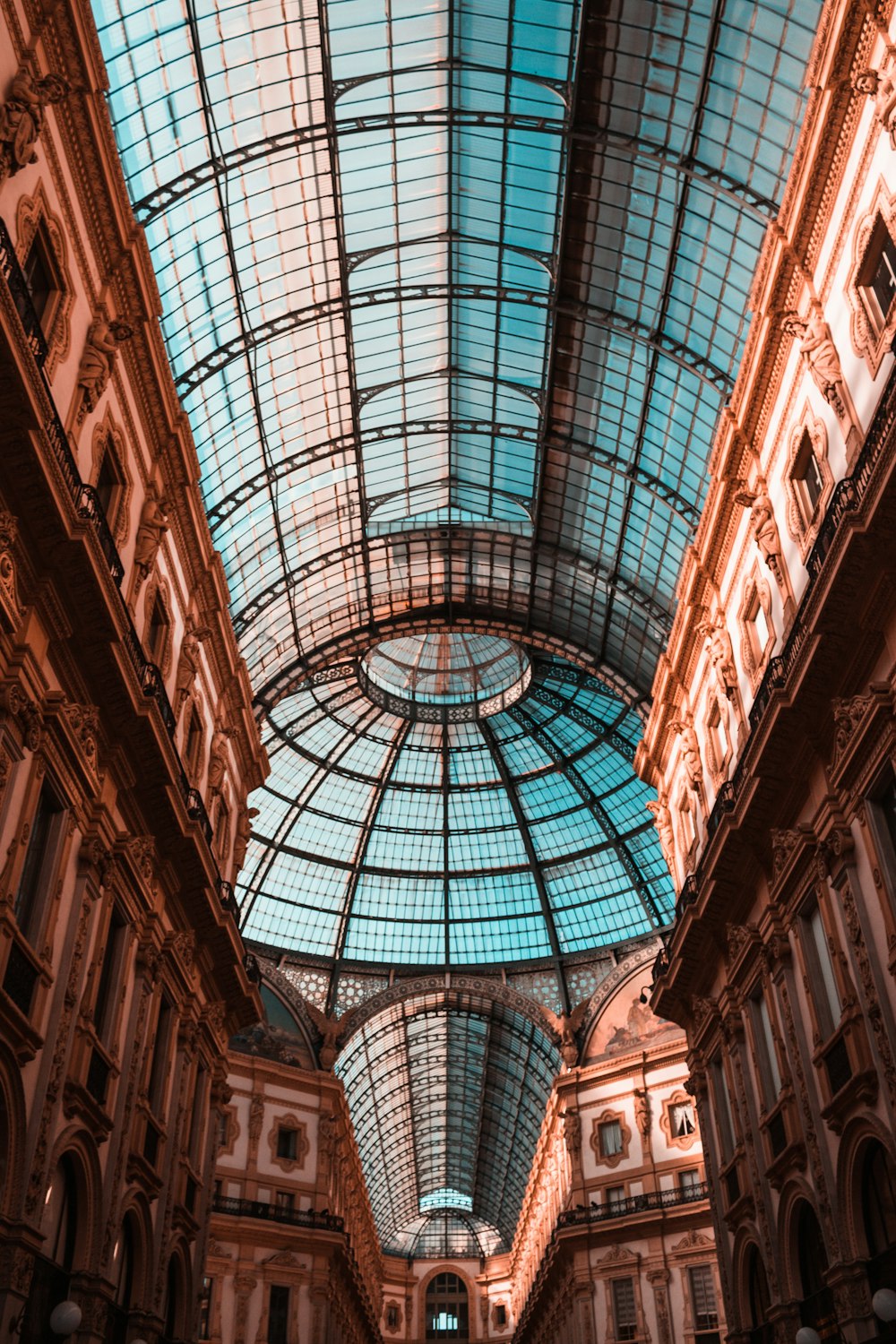 a building with a glass dome