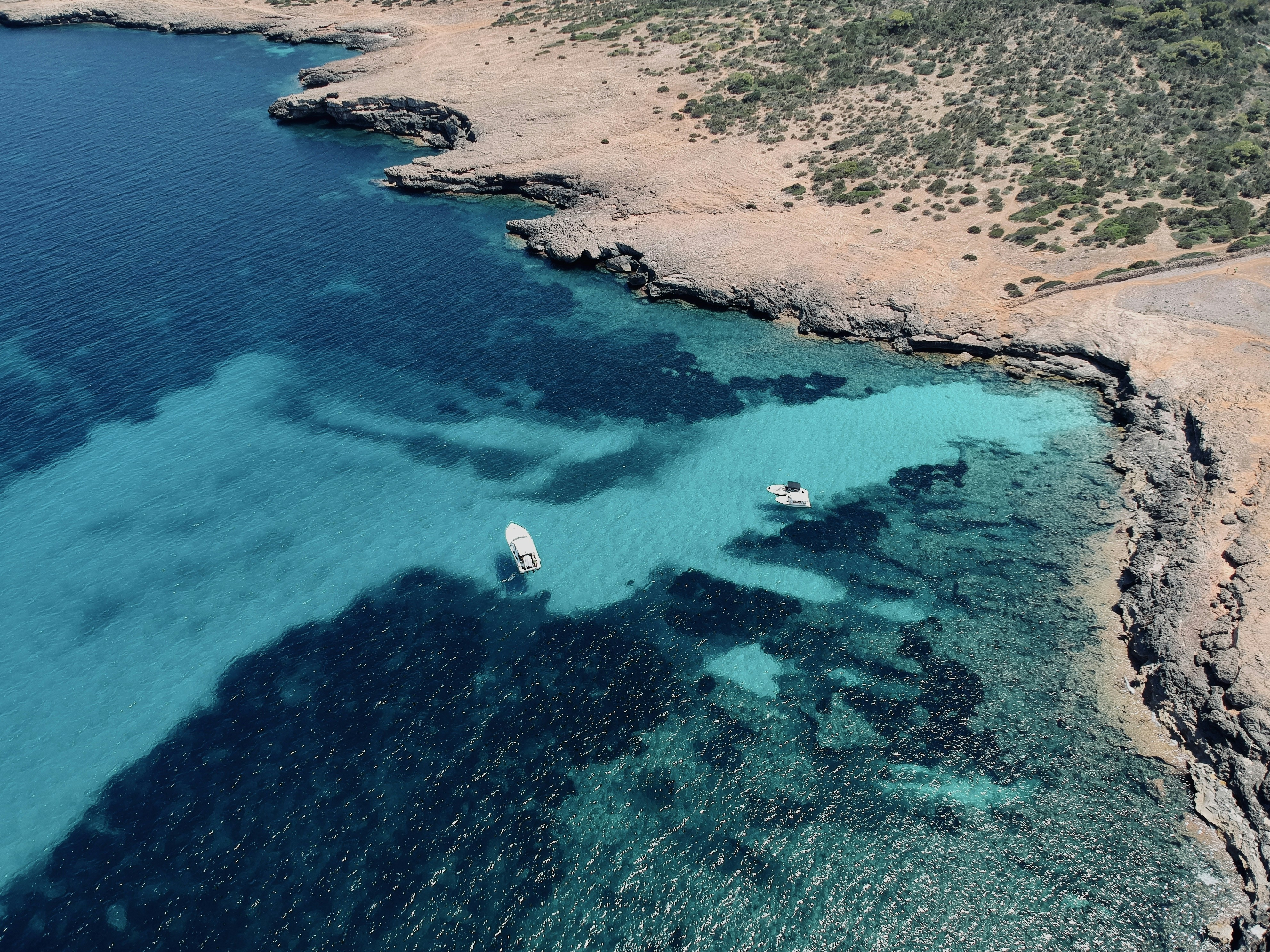 a beach with a body of water