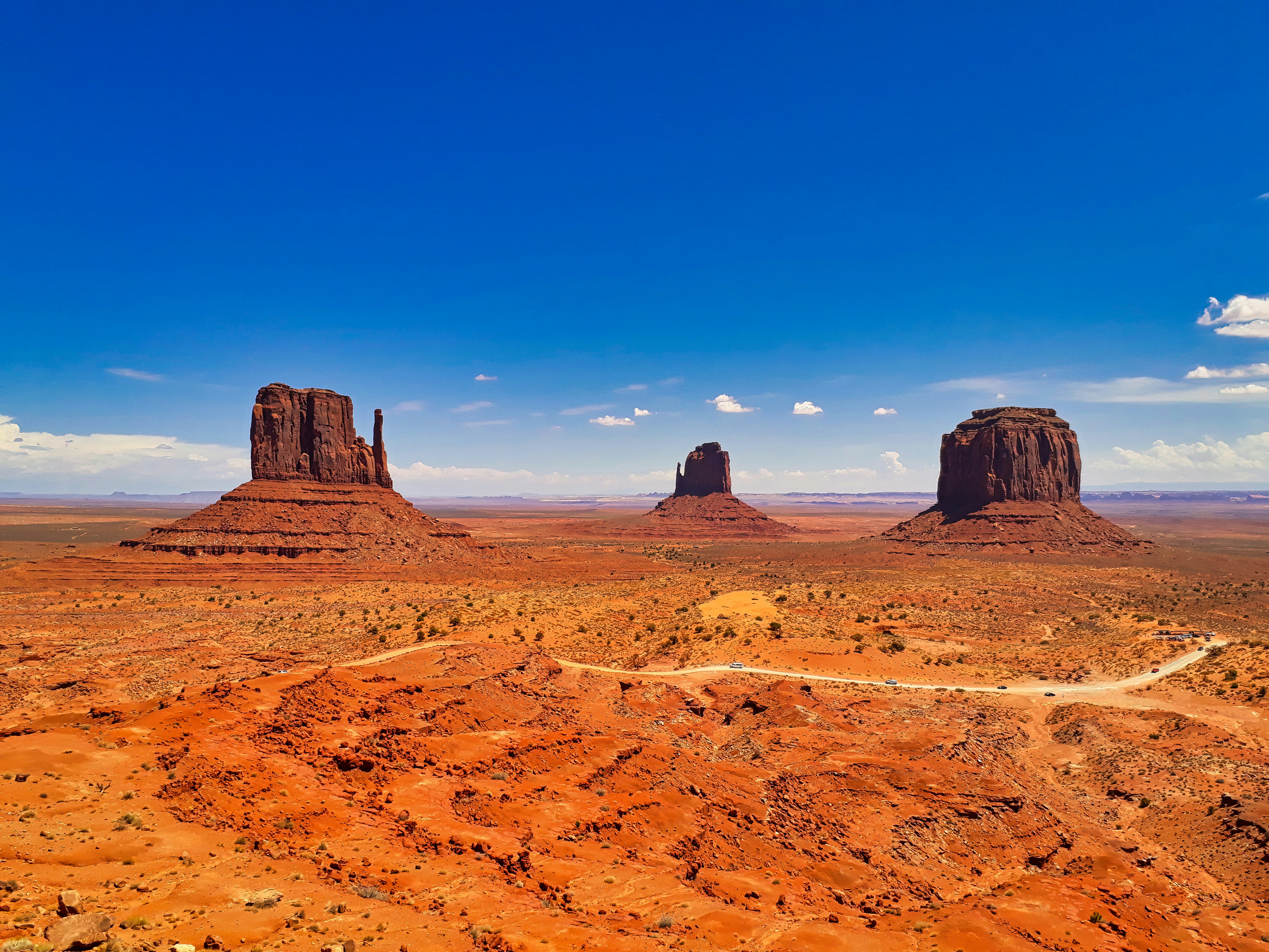 a desert landscape with large rocks