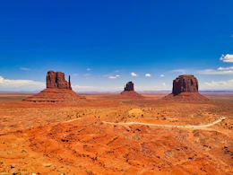 a desert landscape with large rocks