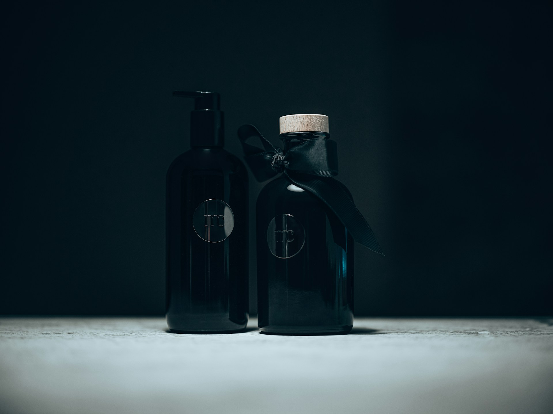 two bottles of alcohol