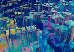 a group of colorful objects