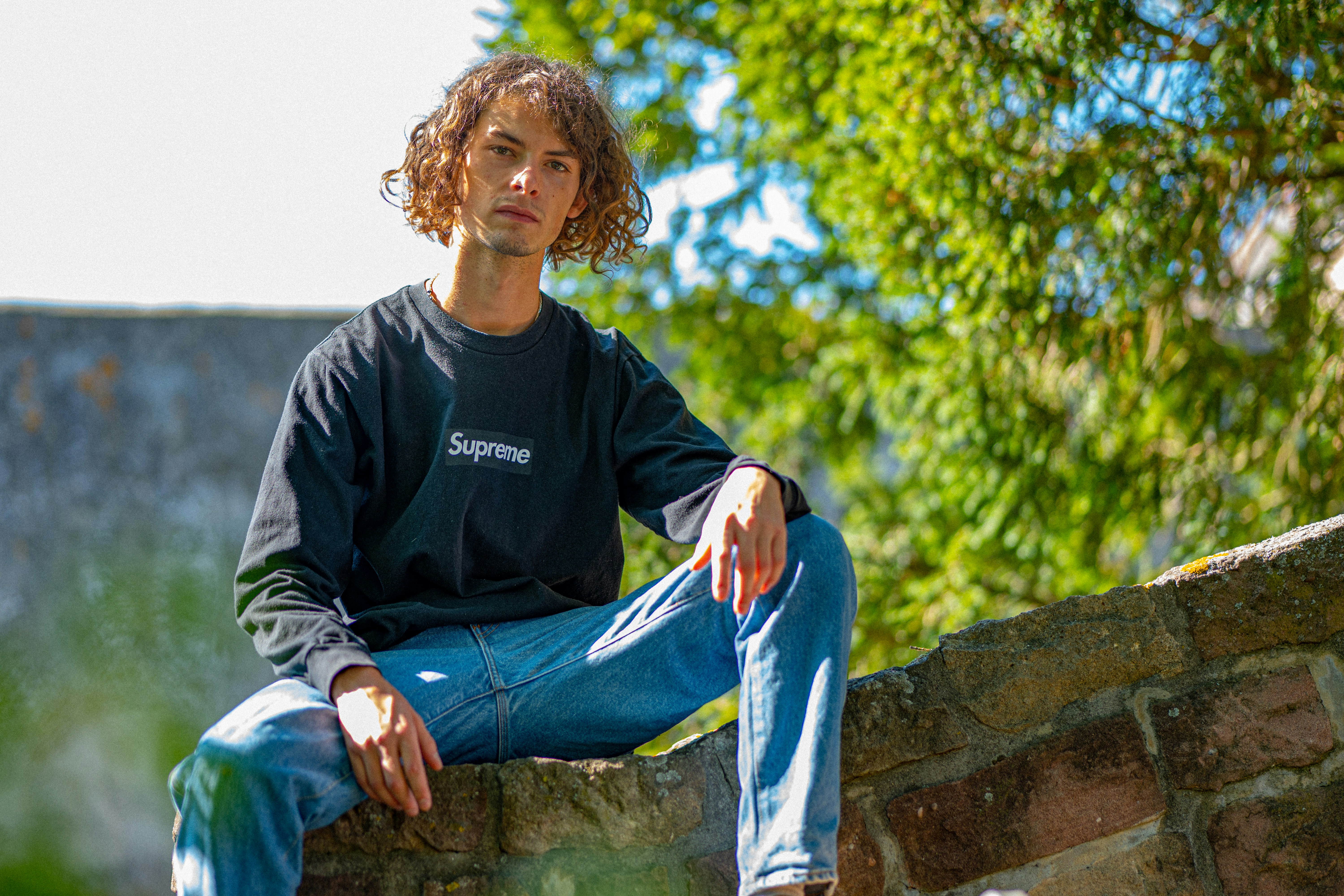 Second-Hand Sweatshirt Flips - oversized thrifted sweatshirt styled with elevated separates