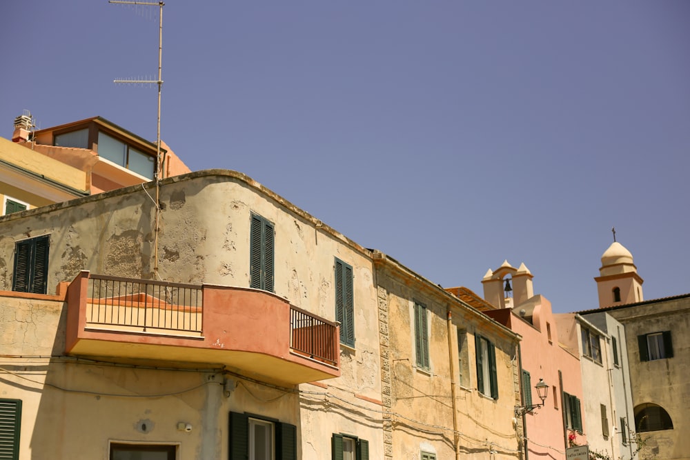 a row of buildings