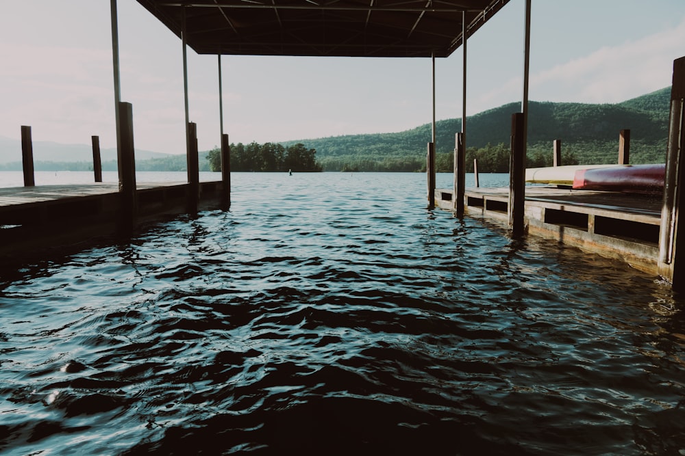 a dock over a body of water