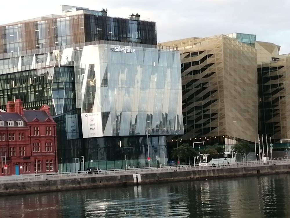 a building with a glass front