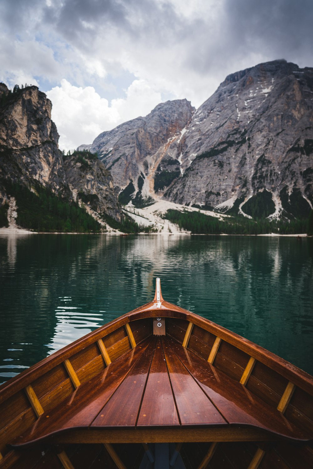 a boat on the water