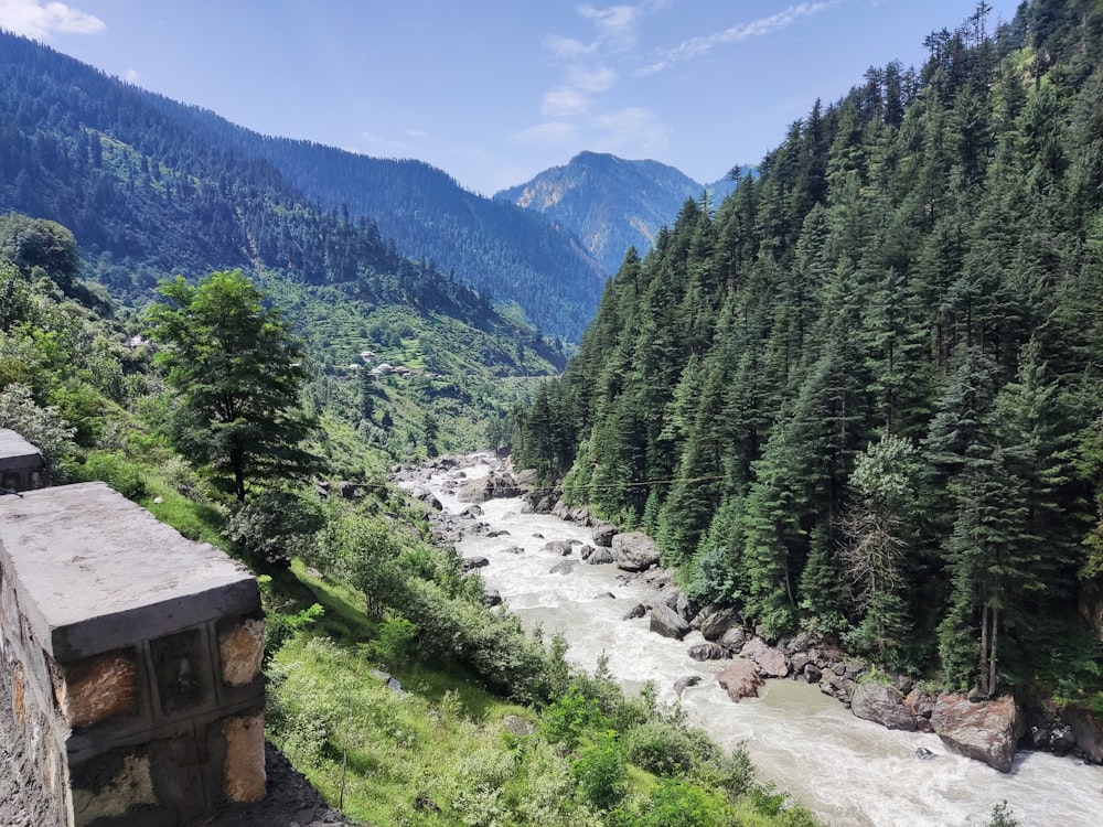 a river running through a valley