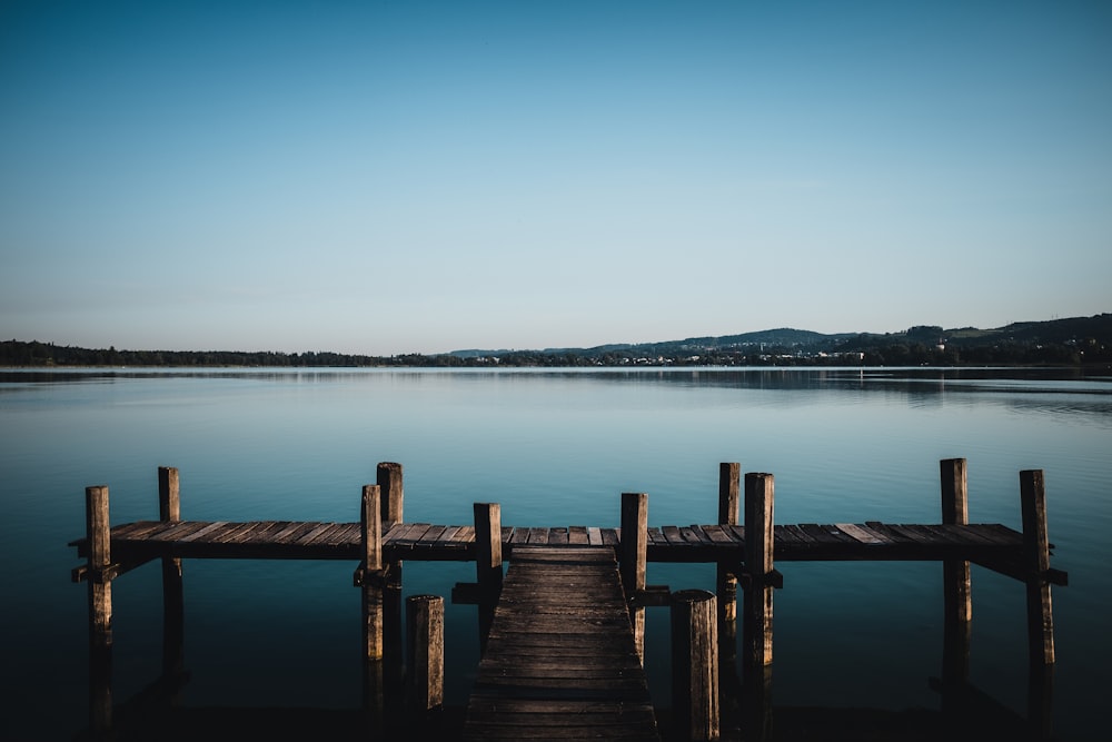 a dock over a body of water