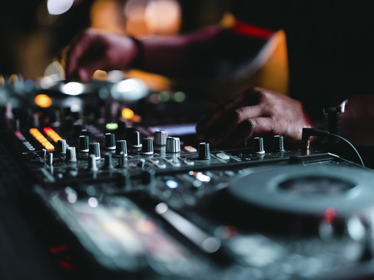 DJ image background image