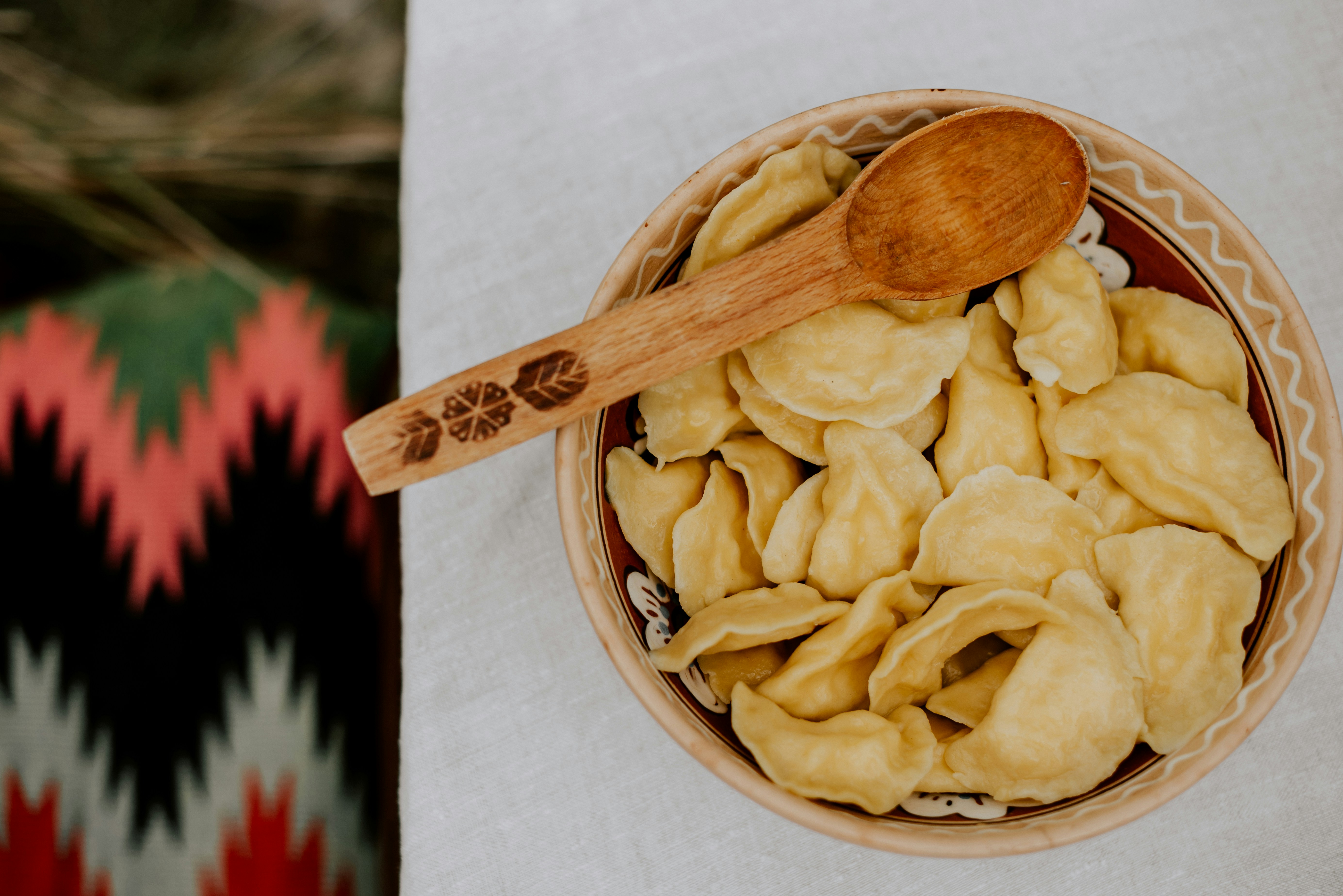 Fotomural a bowl of food