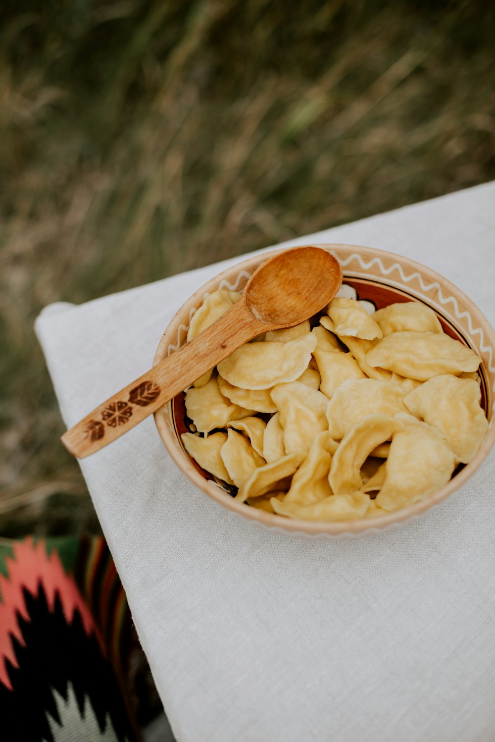 a bowl of noodles