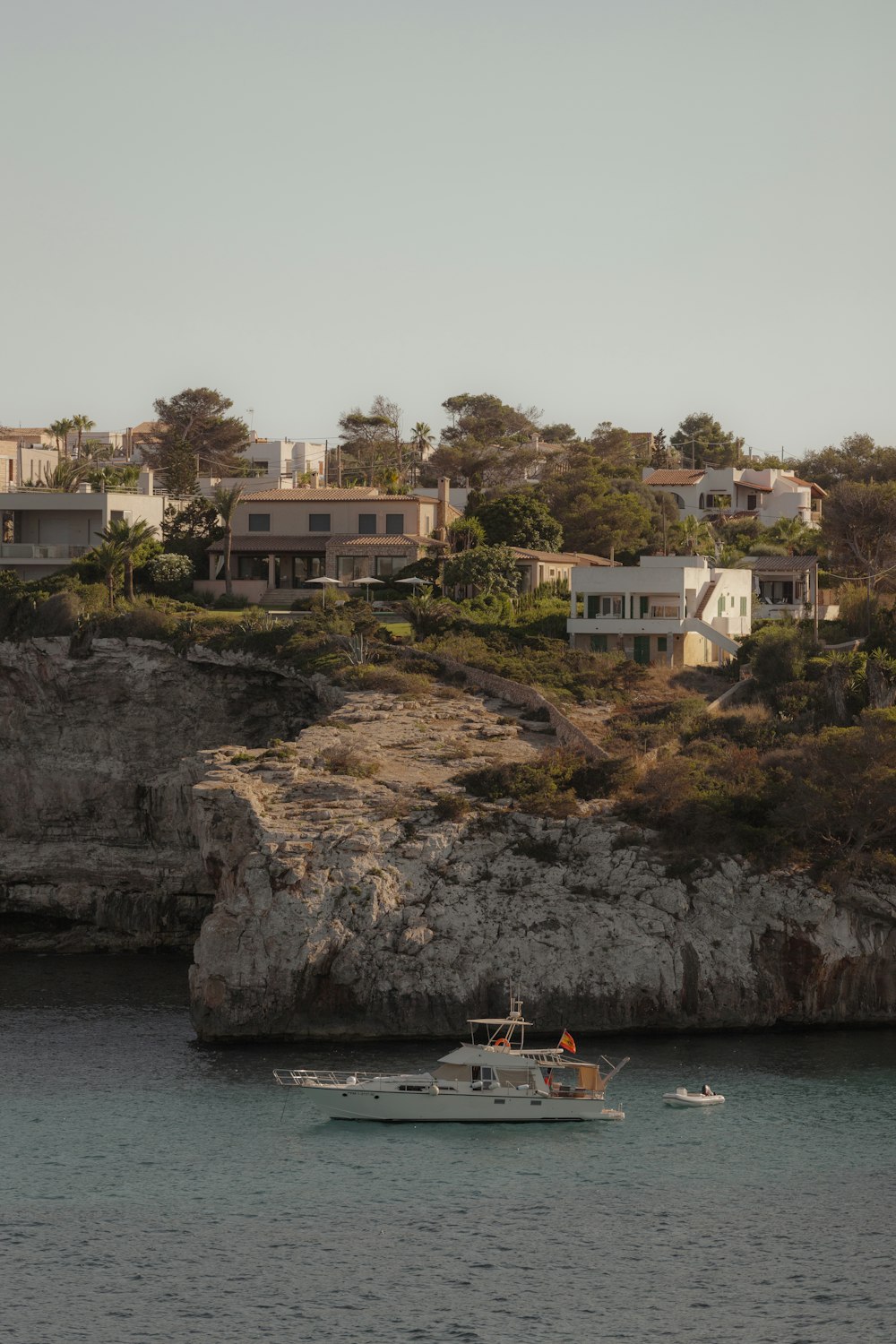 a boat on the water