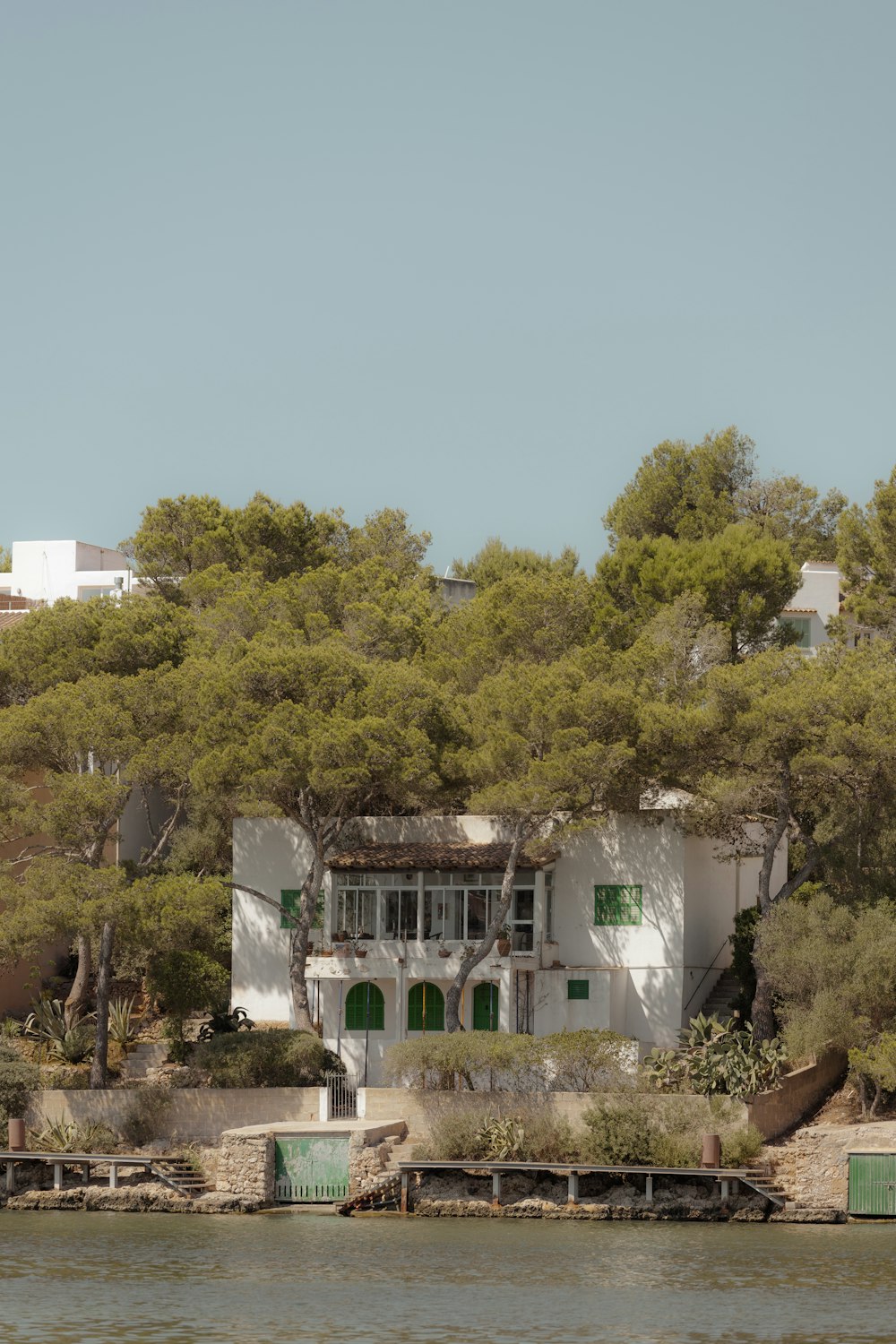 a house on the water