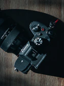 a black video game controller