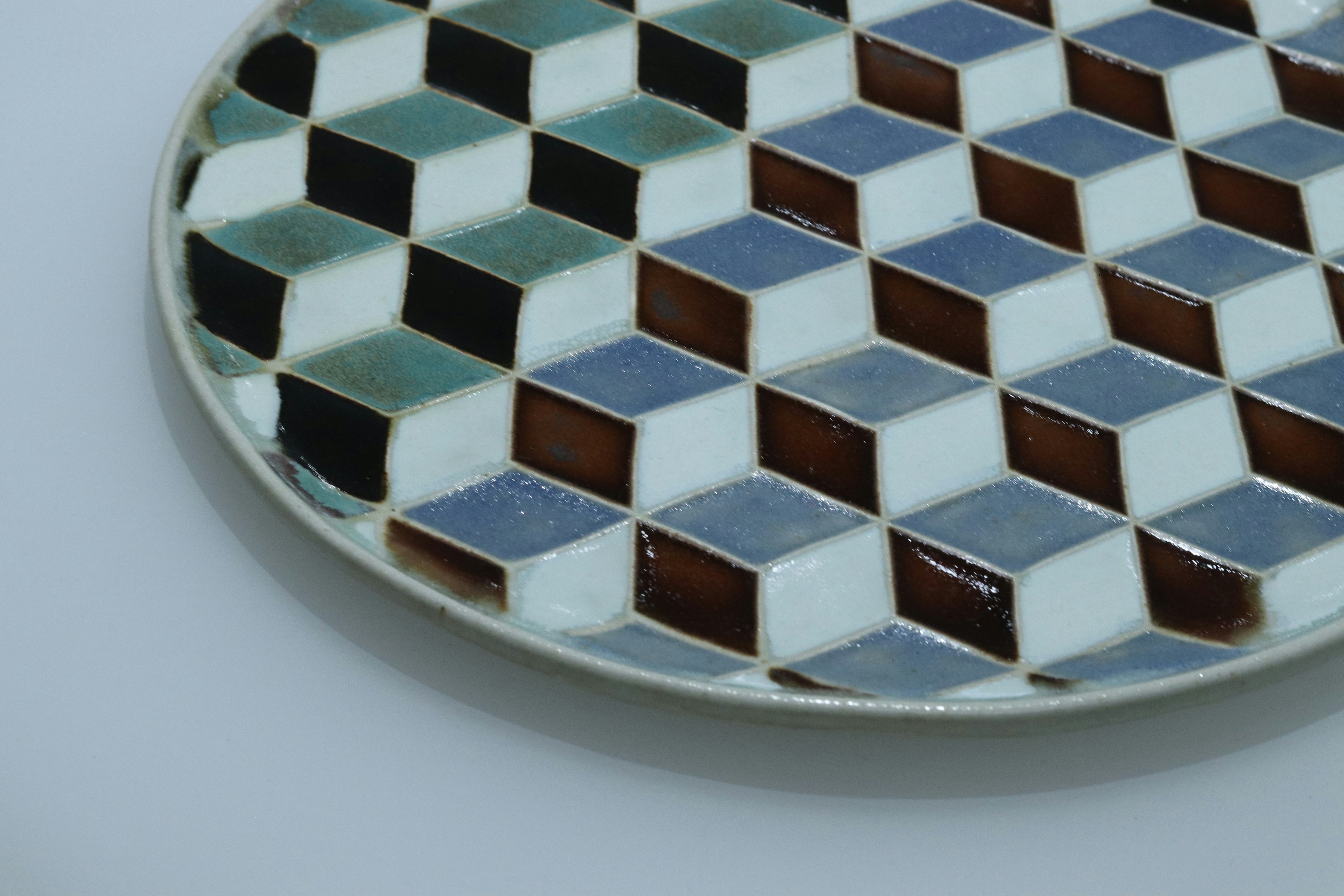 a group of square tiles