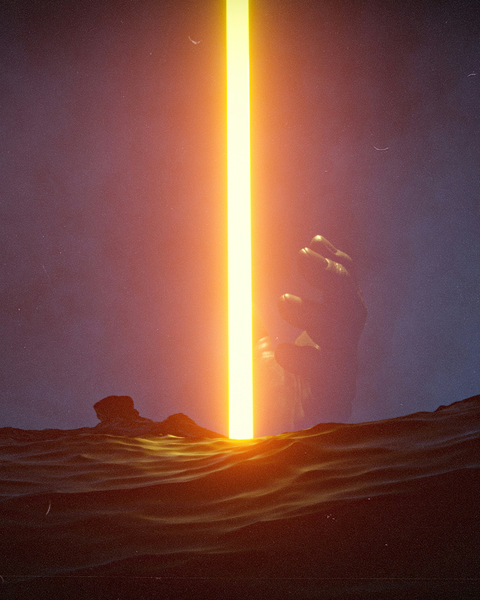 A light in the sky photo Free Deep ocean Image on Unsplash