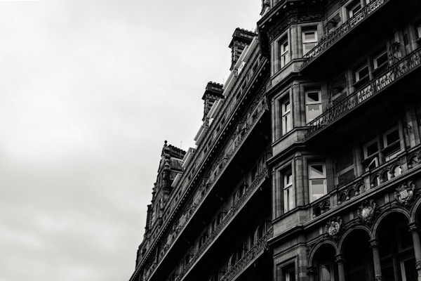 a building with balconies