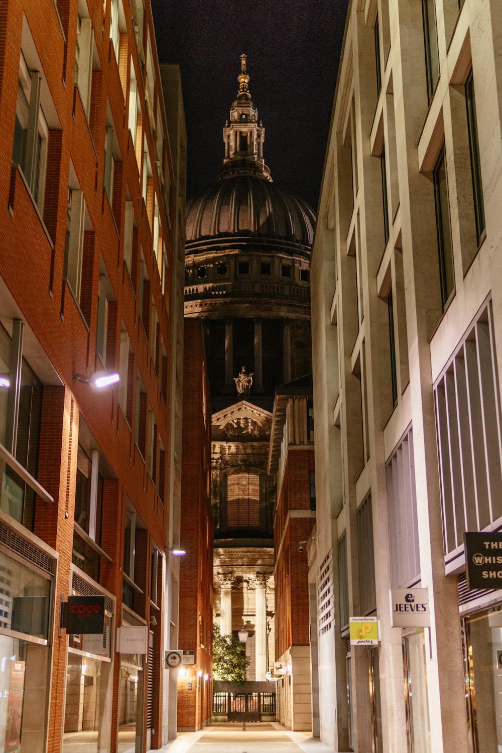 a street with buildings on both sides