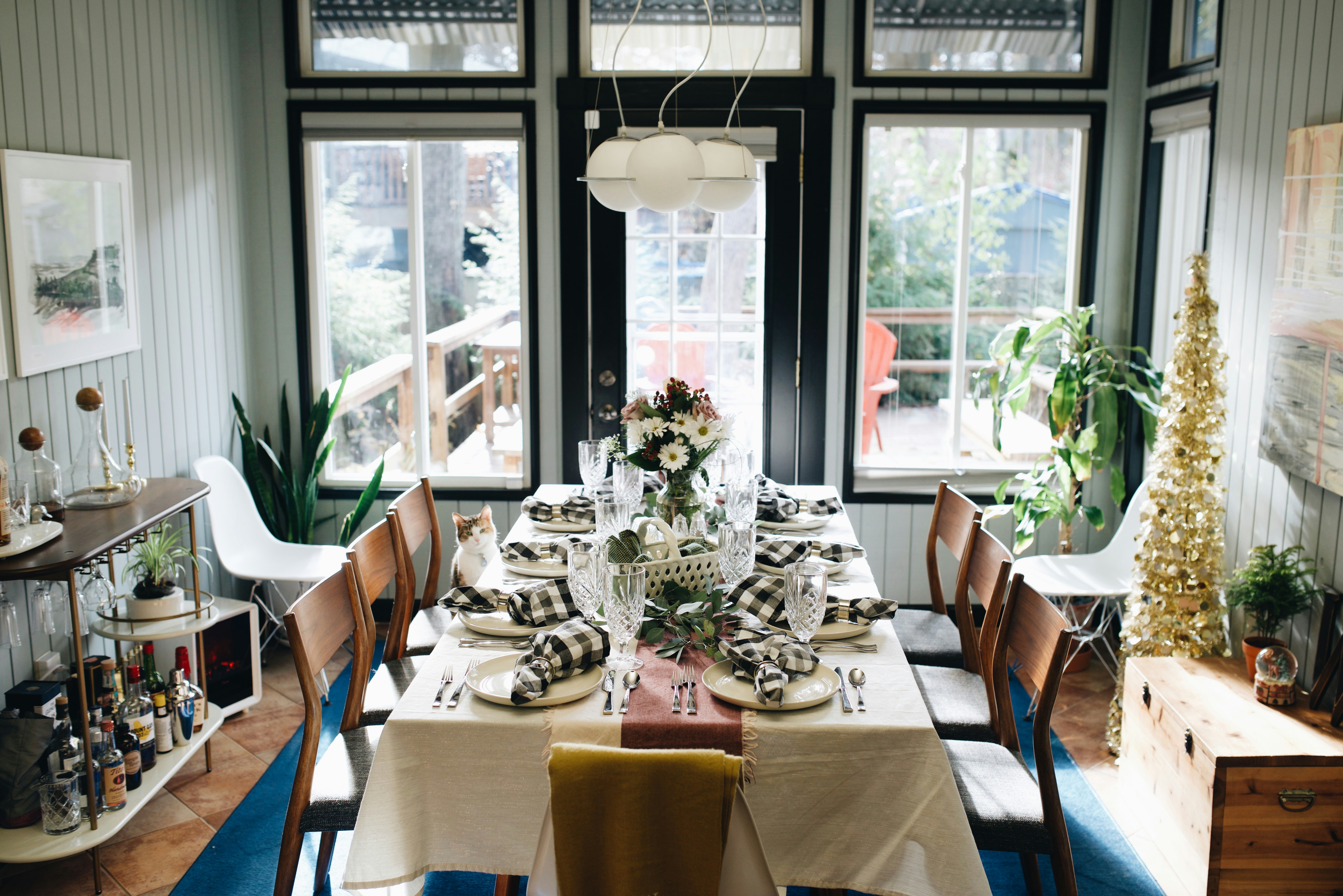 The Whitney's exterior or an neat dining room - fancy dinner detroit