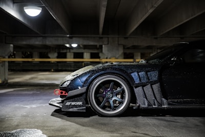 a black sports car on pirelli scorpion tyres available at tyrepublic nigeria