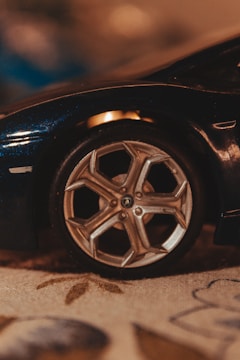 a close up of a tire