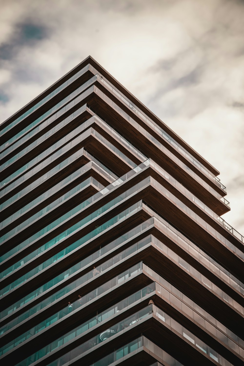 a tall building with many windows